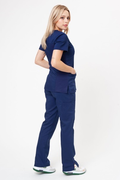 Women’s Cherokee Revolution Tech V-neck scrub top navy-8