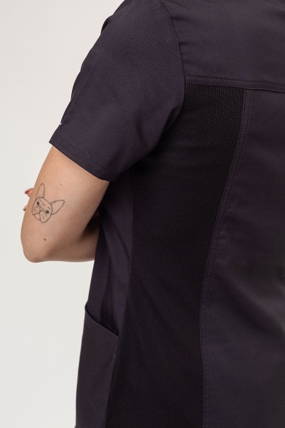 Women's Cherokee Revolution (V-neck top, Mid Rise trousers) scrubs set black-7