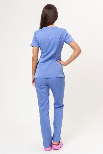 Women’s Cherokee Revolution Tech V-neck scrub top ciel blue-7