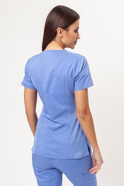 Women’s Cherokee Revolution Tech V-neck scrub top ciel blue-1