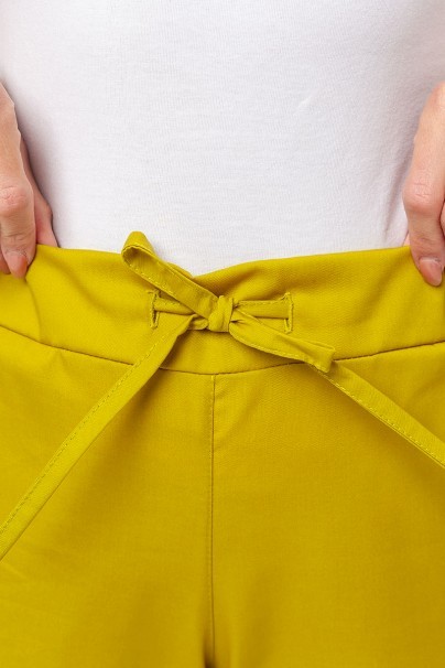 Women’s Sunrise Uniforms Basic Classic FRESH scrubs set (Light top, Regular trousers) mustard-9