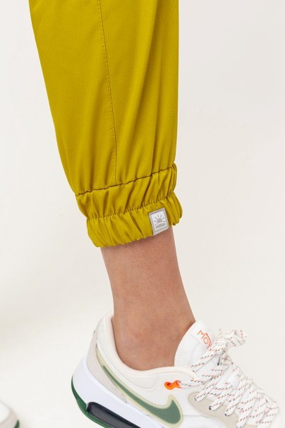 Women's Sunrise Uniforms Basic Jogger FRESH scrubs set (Light top, Easy trousers) mustard-11