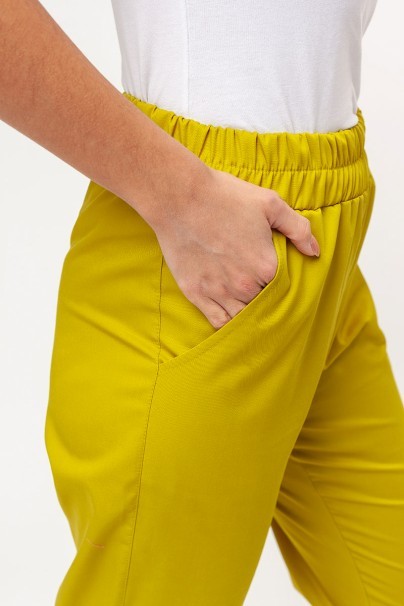 Women's Sunrise Uniforms Easy FRESH jogger scrub trousers mustard-3