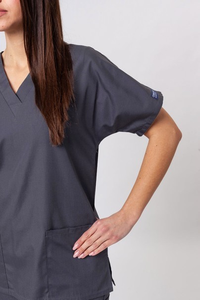 Women's Cherokee Originals scrubs set (V-neck top, N.Rise trousers) pewter-5