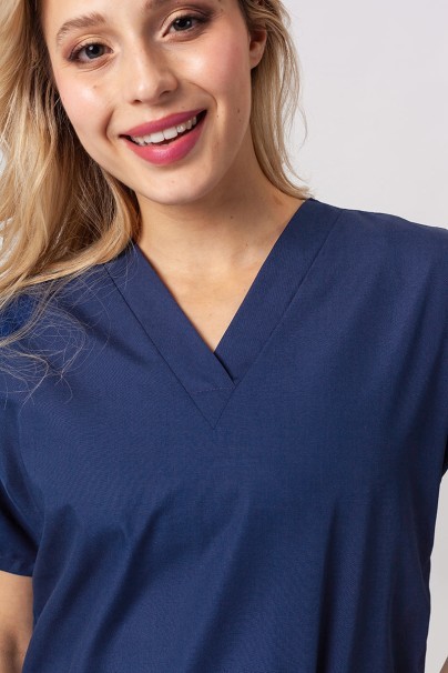 Women’s Cherokee Originals V-Neck scrub top navy-2