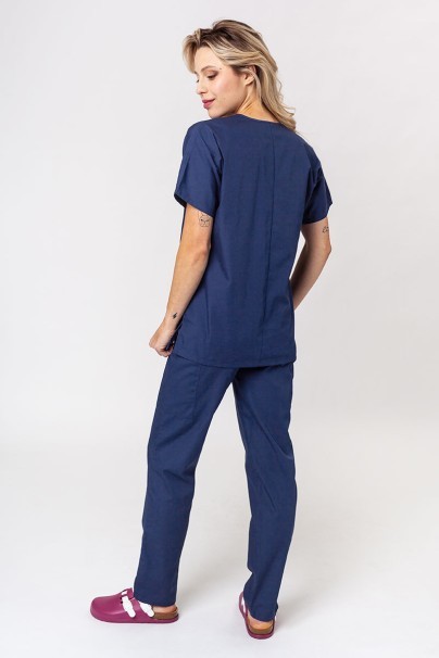 Women’s Cherokee Originals V-Neck scrub top navy-6