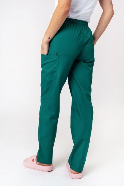 Women's Cherokee Originals (Mock top, N.Rise trousers) scrubs set hunter green-9