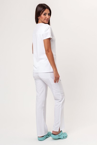 Women’s Dickies EDS Essentials Mock scrub top white-7