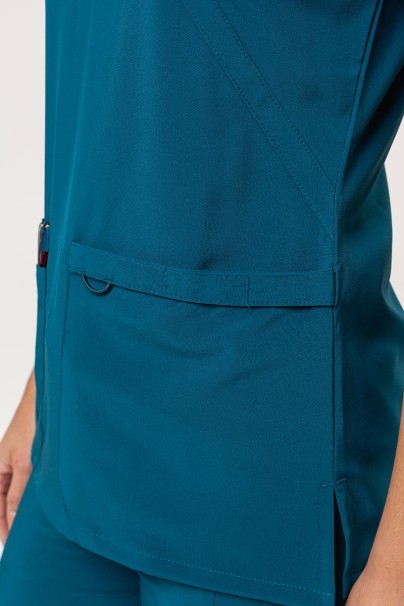 Women's Dickies EDS Essentials scrubs set (Mock top, Mid Rise trousers) caribbean blue-7