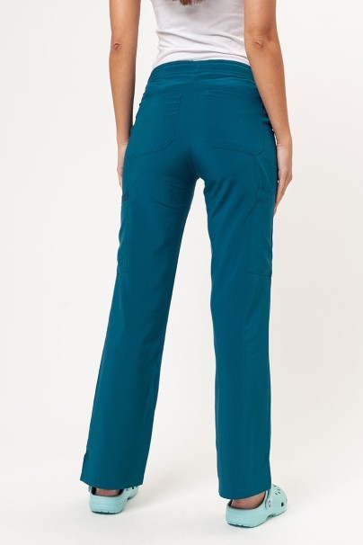 Women's Dickies EDS Essentials scrubs set (Mock top, Mid Rise trousers) caribbean blue-10