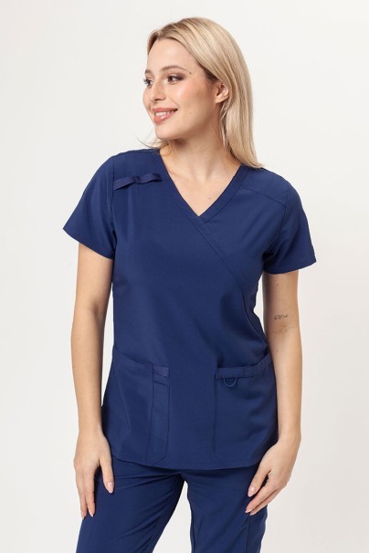 Women's Dickies EDS Essentials scrubs set (Mock top, Mid Rise trousers) navy-2