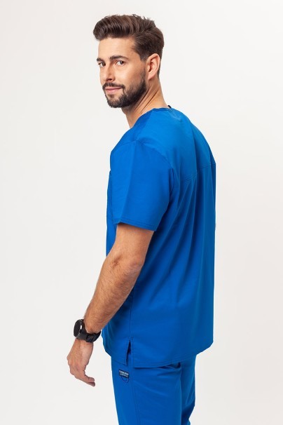 Men's Cherokee Revolution V-neck scrub top royal blue-1