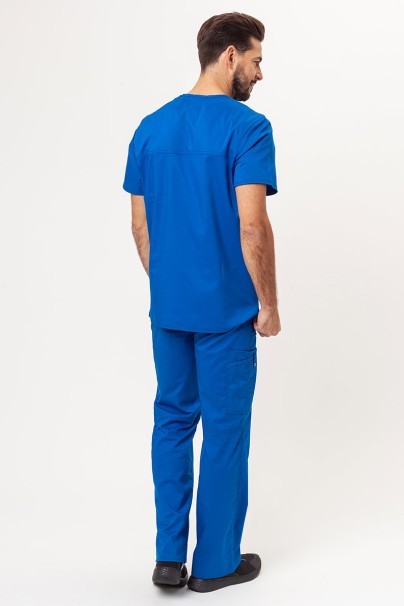 Men's Cherokee Revolution scrubs set (V-neck top, Fly Cargo trousers) royal blue-1