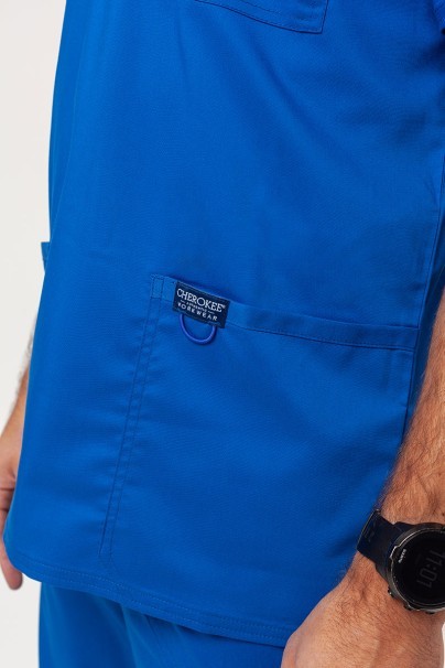 Men's Cherokee Revolution scrubs set (V-neck top, Fly Cargo trousers) royal blue-6
