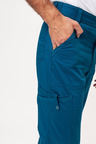 Men's Cherokee Revolution scrubs set (V-neck top, Fly Cargo trousers) caribbean blue-10