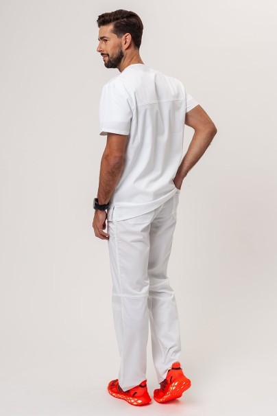 Men's Cherokee Revolution scrubs set (V-neck top, Fly Cargo trousers) white-1