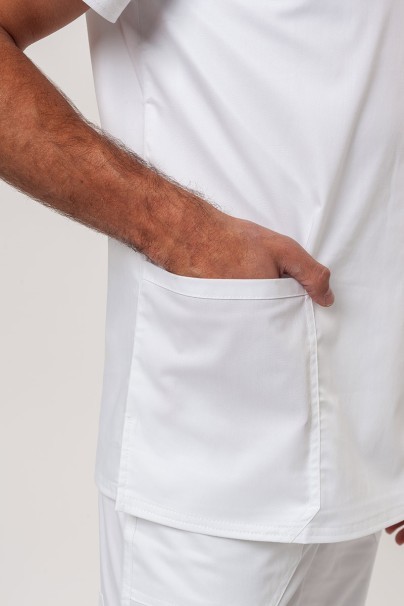 Men's Cherokee Revolution scrubs set (V-neck top, Fly Cargo trousers) white-6