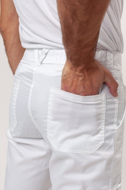 Men's Cherokee Revolution scrubs set (V-neck top, Fly Cargo trousers) white-12