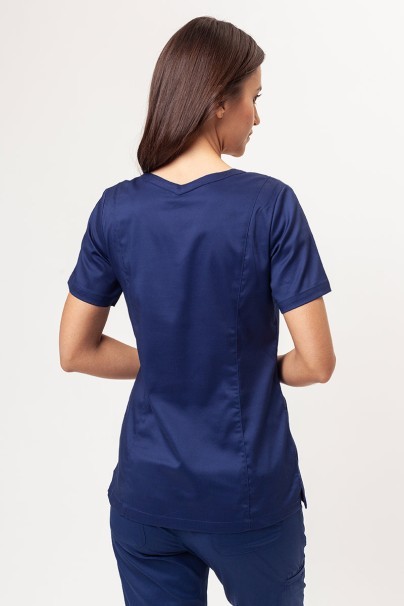 Women’s Maevn Matrix Double V-neck scrub top true navy-2