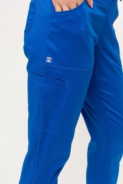 Women's Maevn Matrix scrubs set (Double V-neck top, Yogga trousers) royal blue-10