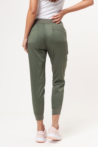 Women's Maevn Matrix scrubs set (Double V-neck top, Yogga trousers) olive-9