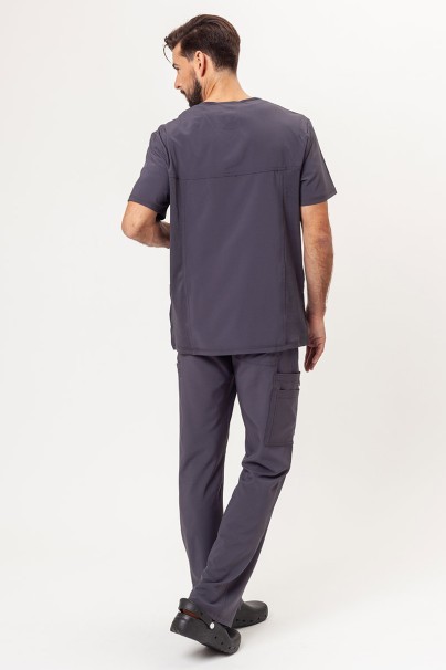 Men's Cherokee Infinity (V-neck top, Fly trousers) scrubs set pewter-1