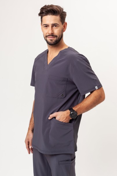 Men's Cherokee Infinity (V-neck top, Fly trousers) scrubs set pewter-2