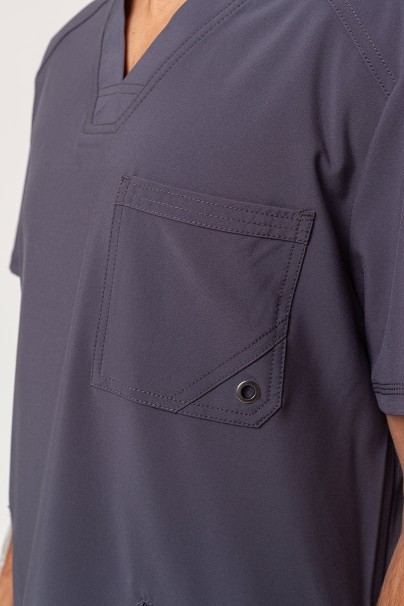 Men's Cherokee Infinity (V-neck top, Fly trousers) scrubs set pewter-5