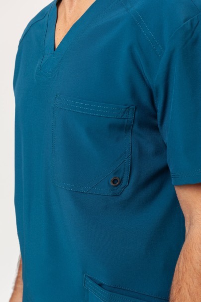 Men’s Cherokee Infinity V-neck scrub top caribbean blue-3