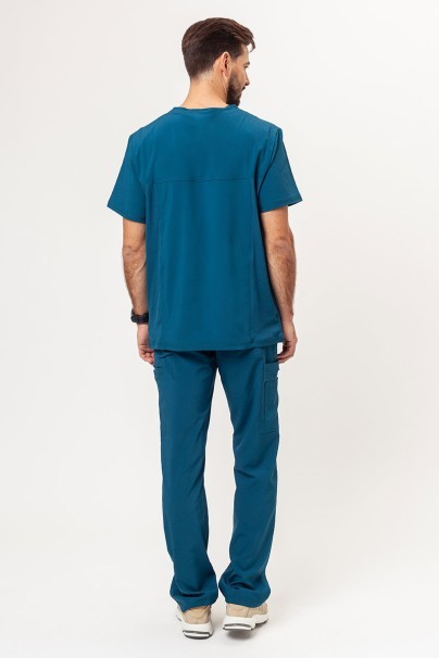 Men's Cherokee Infinity (V-neck top, Fly trousers) scrubs set caribbean blue-2