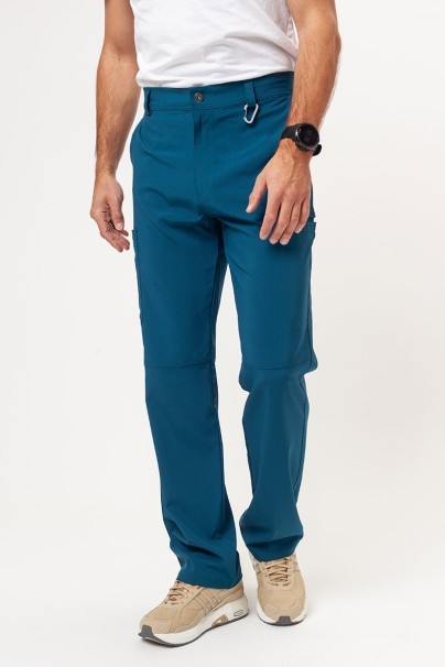 Men's Cherokee Infinity (V-neck top, Fly trousers) scrubs set caribbean blue-9