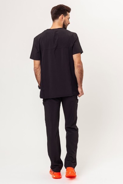 Men's Cherokee Infinity (V-neck top, Fly trousers) scrubs set black-2