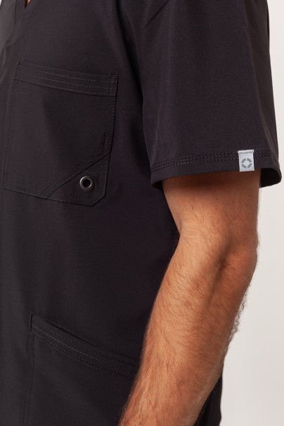 Men's Cherokee Infinity (V-neck top, Fly trousers) scrubs set black-6