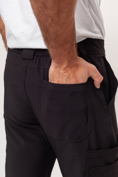 Men's Cherokee Infinity (V-neck top, Fly trousers) scrubs set black-12