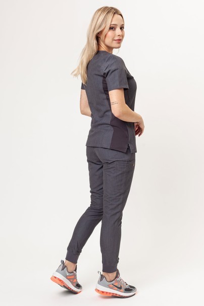Women's Maevn Matrix Pro (Curved top, Jogger trousers) scrubs set heather grey-1