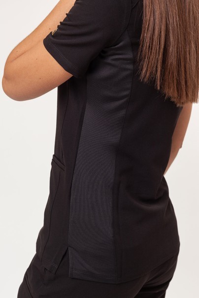 Women's Maevn Matrix Pro (Curved top, Jogger trousers) scrubs set black-7