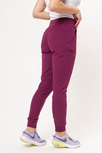 Women's Maevn Matrix Pro jogger scrub trousers wine-1