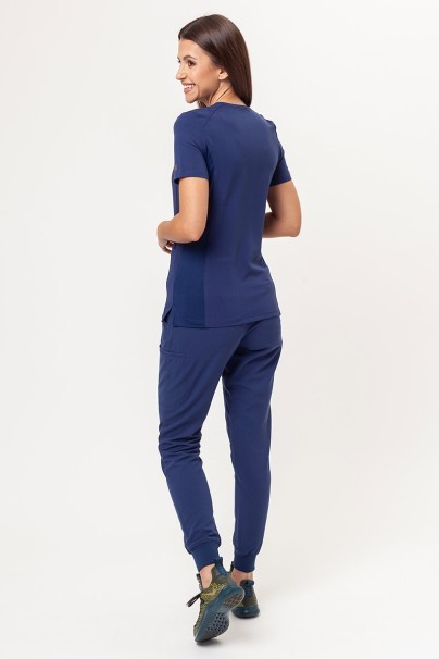 Women's Maevn Matrix Pro (Curved top, Jogger trousers) scrubs set navy-2