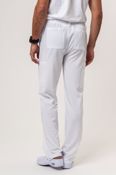 Men's Dickies EDS Essentials (V-neck top, Natural Rise trousers) scrubs set white-8