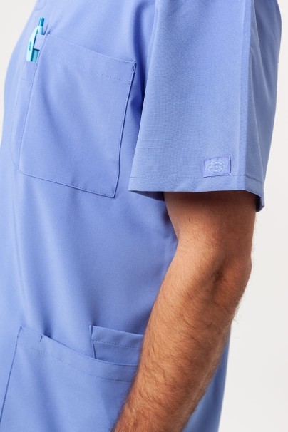 Men's Dickies EDS Essentials V-neck scrub top ciel blue-2