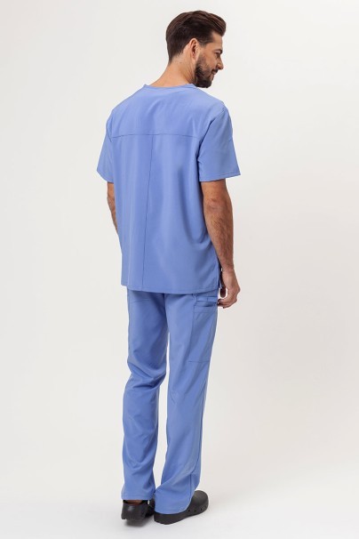 Men's Dickies EDS Essentials (V-neck top, Natural Rise trousers) scrubs set ciel blue-1