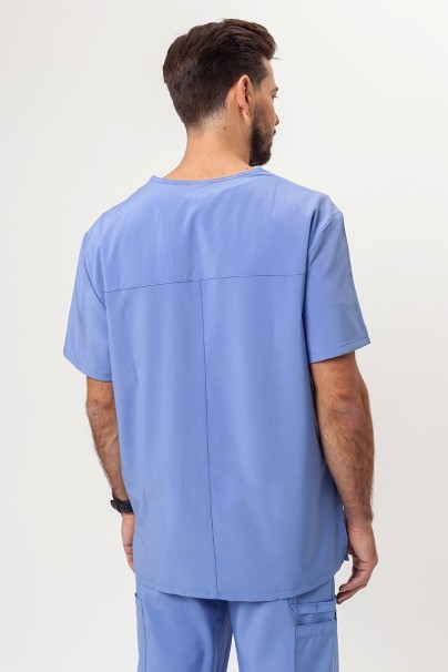 Men's Dickies EDS Essentials (V-neck top, Natural Rise trousers) scrubs set ciel blue-3