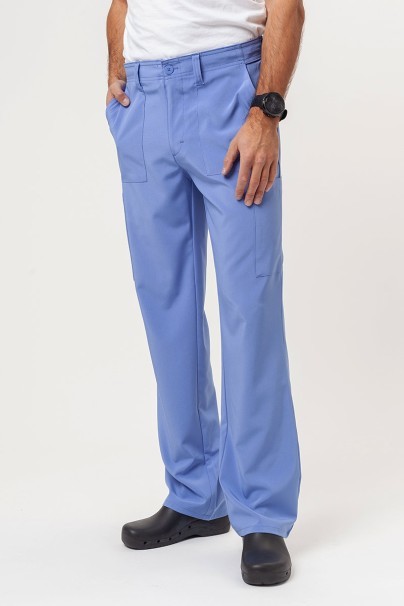 Men's Dickies EDS Essentials (V-neck top, Natural Rise trousers) scrubs set ciel blue-7