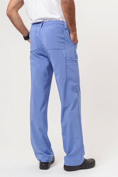 Men's Dickies EDS Essentials (V-neck top, Natural Rise trousers) scrubs set ciel blue-8
