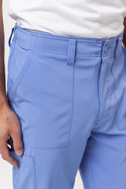 Men's Dickies EDS Essentials (V-neck top, Natural Rise trousers) scrubs set ciel blue-11