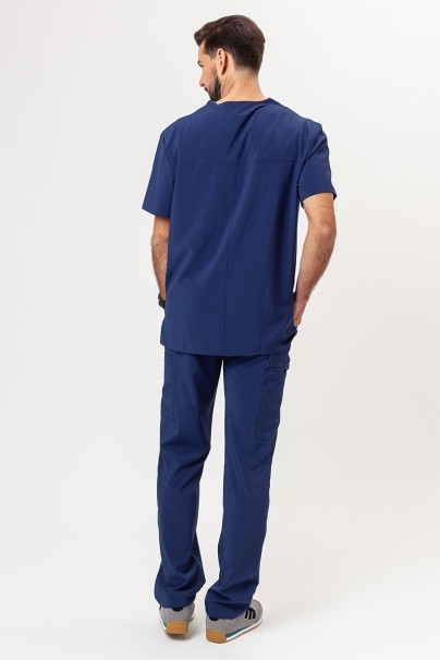 Men's Dickies EDS Essentials (V-neck top, Natural Rise trousers) scrubs set navy-1
