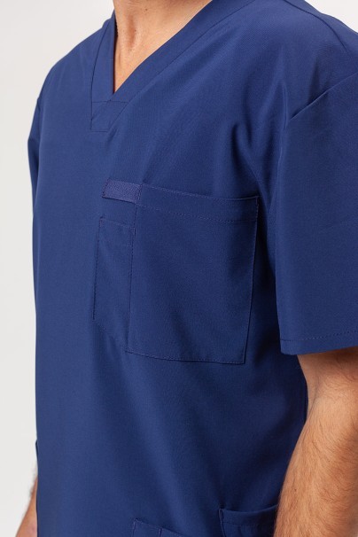 Men's Dickies EDS Essentials (V-neck top, Natural Rise trousers) scrubs set navy-5