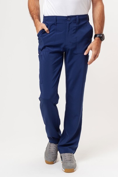 Men's Dickies EDS Essentials (V-neck top, Natural Rise trousers) scrubs set navy-7