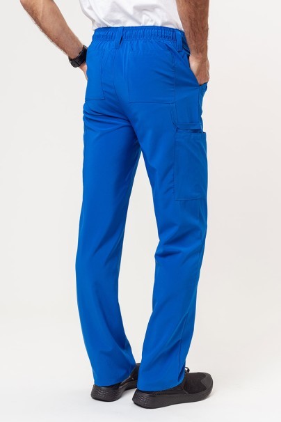 Men's Dickies EDS Essentials (V-neck top, Natural Rise trousers) scrubs set royal blue-8