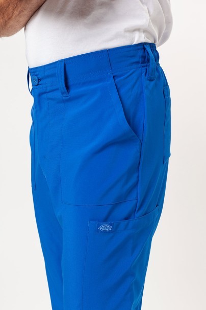 Men's Dickies EDS Essentials (V-neck top, Natural Rise trousers) scrubs set royal blue-11
